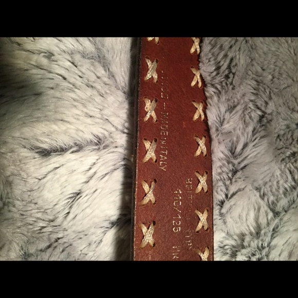 Italian leather belt - Picture 3 of 6